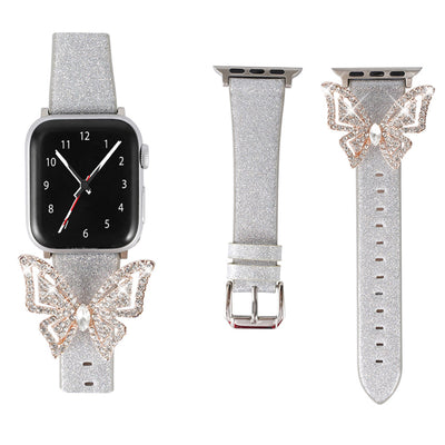 Apple Watch con Diseño de Mariposa y Diamantes Brillantes - Image 9