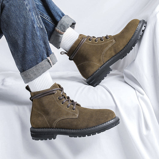 Botas de Ante Impermeables para Otoño e Invierno - Image 4