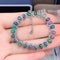 Natural Colorful Negro Opal Bracelet Female Crystals Photo Color