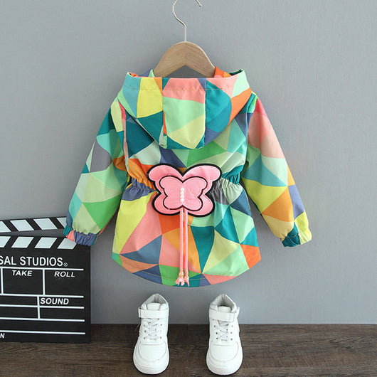 Chaqueta Cortaviento Ligera con Capucha para Niños - Image 4