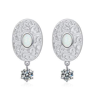 Aretes Vintage Circón Grandes Exagerados - Image 9