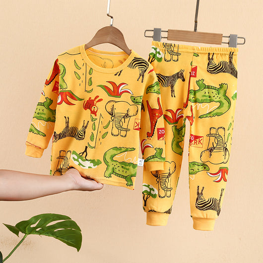Pijama Infantil Estampado CUHK - Conjunto Cómodo para el Hogar - Image 4
