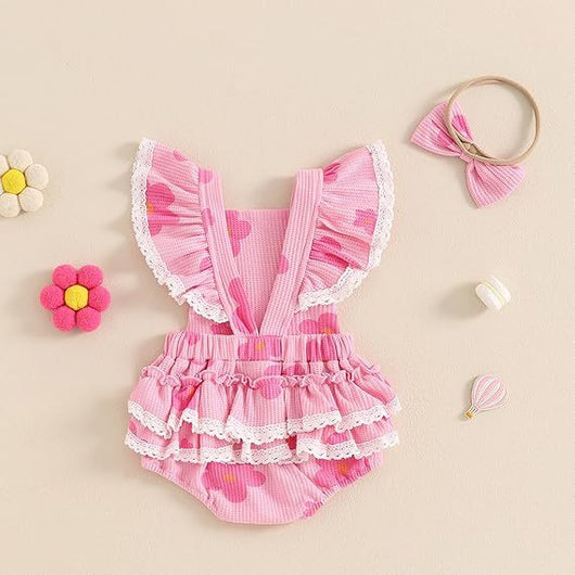Enterizo para Bebé con Rayas y Flores - Colección Primavera - Image 9
