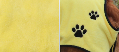 Bata Pijama de Felpa Coral con Bordado para Mascotas - Image 11