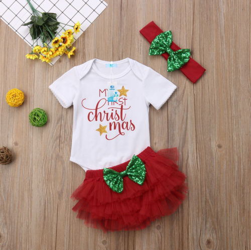 Conjunto Navideño Infantil de Tres Piezas