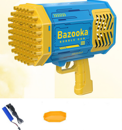 Pistola de Burbujas Automática 69 Agujeros con Luz LED - Juguete Infantil - Image 14