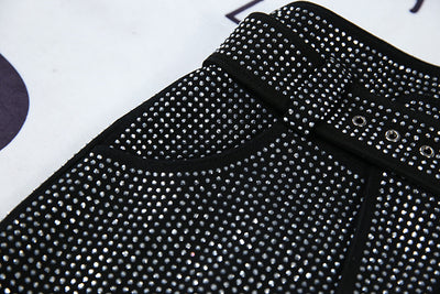 Falda Cinturón de Cuero Gamuza Diamante - Sheepskin Premium - Image 9