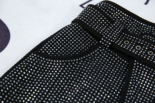 Falda Cinturón de Cuero Gamuza Diamante - Sheepskin Premium - Image 9