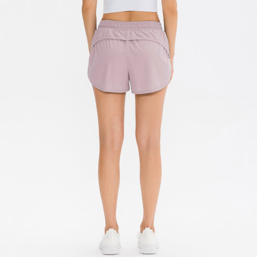 Shorts Deportivos Falsa Dos Piezas con Bolsillos para Mujer - Image 5