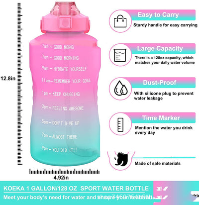 Vaso Deportivo de Gran Capacidad 2.2L - Botella Reutilizable Hermética - Image 20