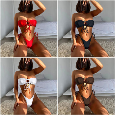 Bikini Ajustable con Nudo Sexy para Mujer - Image 13