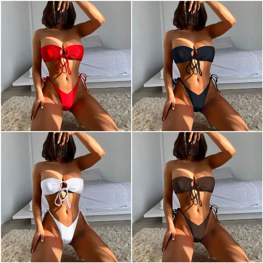 Bikini Ajustable con Nudo Sexy para Mujer - Image 13