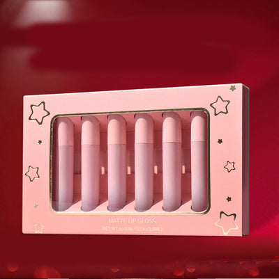 Set de Labiales Mate Aterciopelado de Larga Duración sin Transferencia - Image 4
