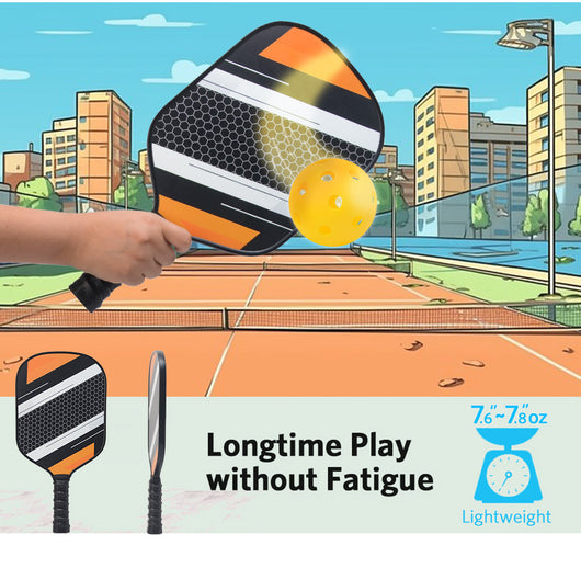 Raqueta de Bádminton Ultraligera con Fibra de Vidrio y Núcleo Panal - Image 8