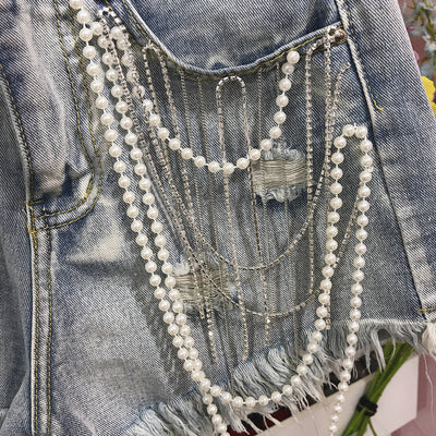 Shorts de Mezclilla Industrial para Mujer - Colección Verano - Image 3