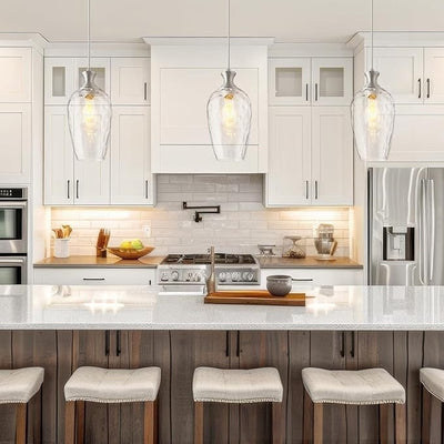 Lámpara Colgante de Cristal para Isla de Cocina - Diseño Moderno Restaurante - Image 9