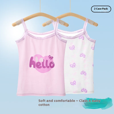 Camiseta Tirantes de Algodón para Niñas - Talla Grande - Image 5