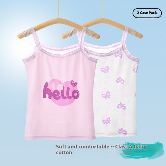 Camiseta Tirantes de Algodón para Niñas - Talla Grande - Image 5