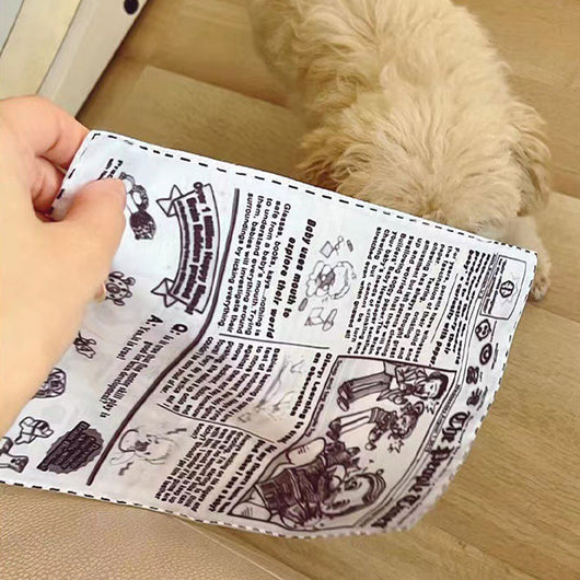 Juguete Interactivo para Perros Resistente a Mordidas con Sonido de Periódico - Image 15