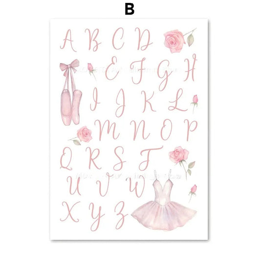 Cuadro Infantil con Letras y Números para Decoración de Habitación - Image 18