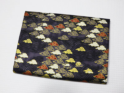 Tela de Algodón Japonesa Zefeng con Dorado y Estampado Activo - Image 6