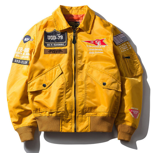 Chaqueta Casual Tipo Aviador con Cuello Alto para Hombre - Image 12