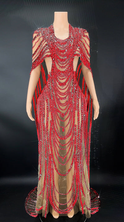 Vestido de Noche Elegante con Lentejuelas Brillantes - Image 11