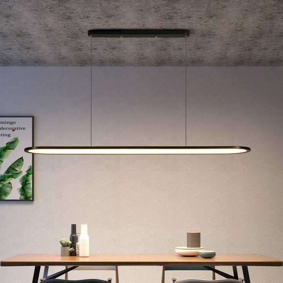 Lámpara LED Lineal Moderna para Oficina y Restaurante