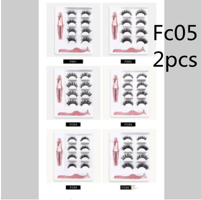 Juego de Tres Pares de Pestañas Postizas - Image 16