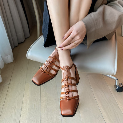 Sandalias Romanas con Punta Abierta - Estilo y Personalidad - Image 4