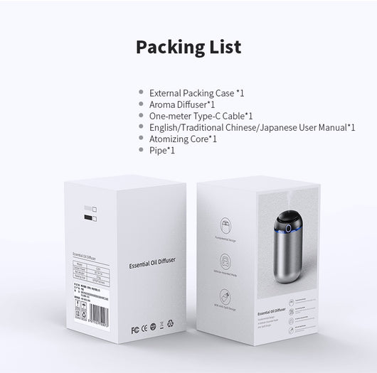 Difusor de Aroma para Auto USB con Batería 2000mAh - Vaporizador sin Agua - Image 7