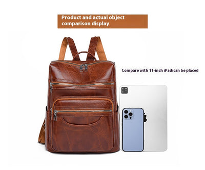 Mochila de Cuero PU para Mujer de Gran Capacidad - Image 11