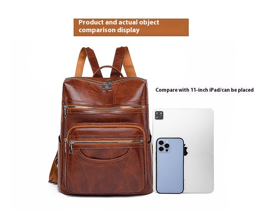Mochila de Cuero PU para Mujer de Gran Capacidad - Image 11
