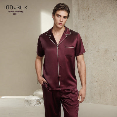 Pijamas de Seda Pesada Mumi para Hombre - Image 23