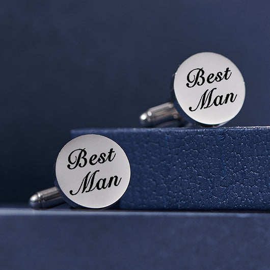 Gemelos Personalizados en Acero Inoxidable con Nombre y Fecha para Hombre - Image 9