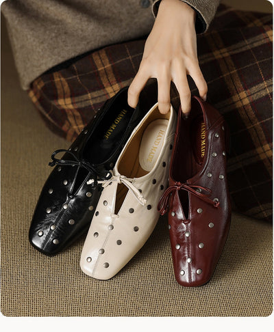 Zapatos Mary Jane de Cuero con Remaches - Elegancia Primaveral - Image 10