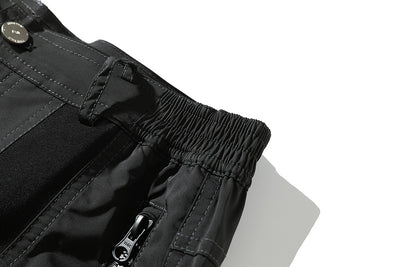 Pantalones Casuales con Cierre Trasero y Costura de Nylon - Image 13