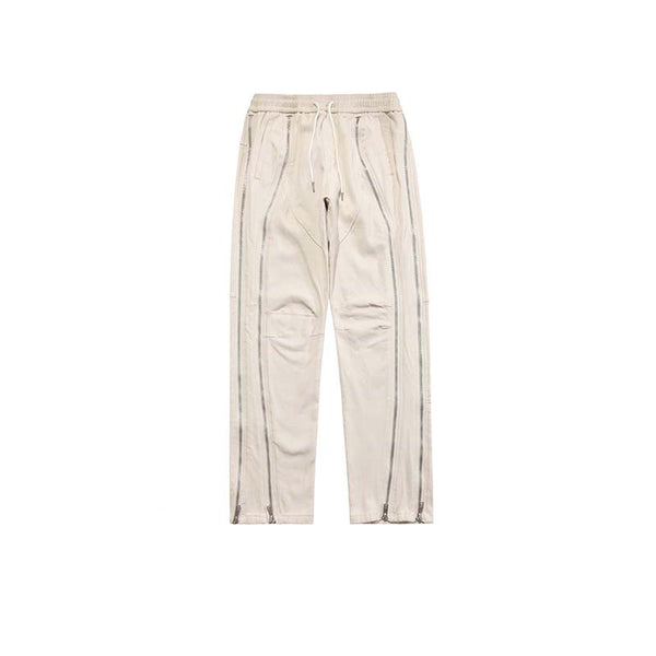 Pantalones Casuales de Forro Polar con Doble Cierre - Corte Tridimensional