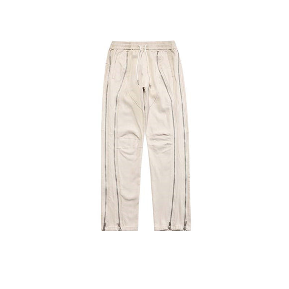Pantalones Casuales de Forro Polar con Doble Cierre - Corte Tridimensional