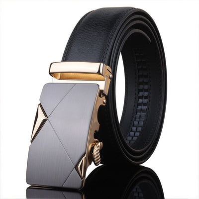 Cinturón de Cuero para Hombre con Hebilla Automática - Image 43
