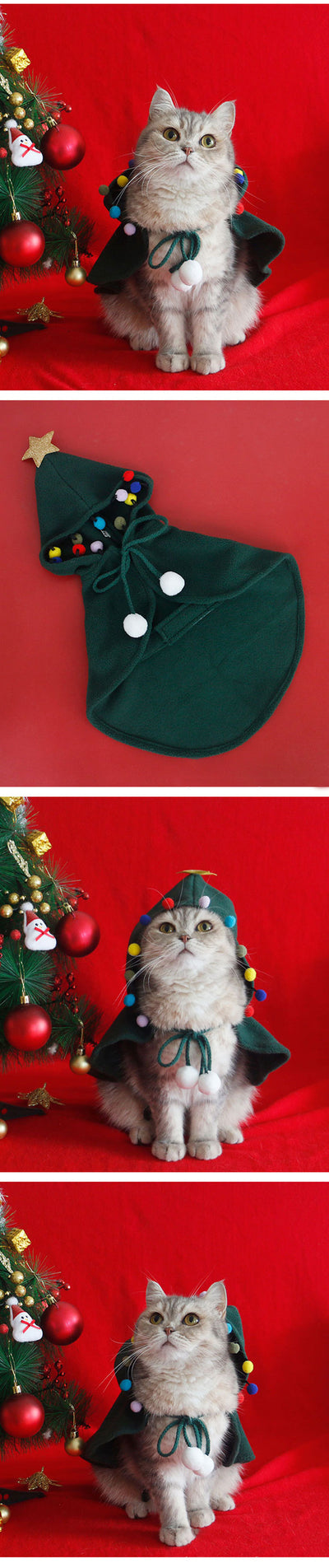 Capa Navideña Térmica para Mascotas - Abrigo Cálido para Perros y Gatos - Image 11