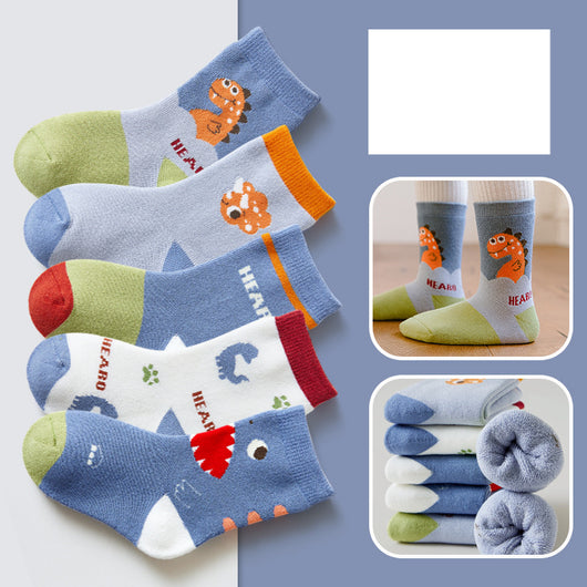 Calcetines Gruesos de Toalla para Bebé con Diseño Infantil - Image 15