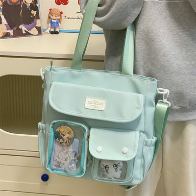 Bolsa Tote Escolar Japonesa de Gran Capacidad para Estudiantes - Image 3