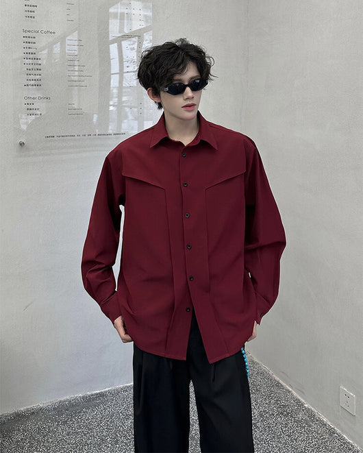 Camisa de Manga Larga Premium Ruoshuai para Hombre - Otoño - Image 29