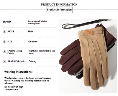 Guantes de Invierno para Hombre con Forro Polar Térmico, Impermeables y Compatible con Pantalla Táctil - Image 15