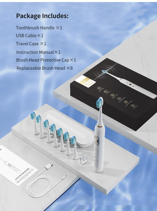 Cepillo de Dientes Eléctrico Recargable para Parejas T13 - Image 13
