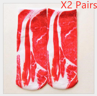 Calcetines Estampados 3D con Diseños Cartoon - Parejas y Unisex - Image 23