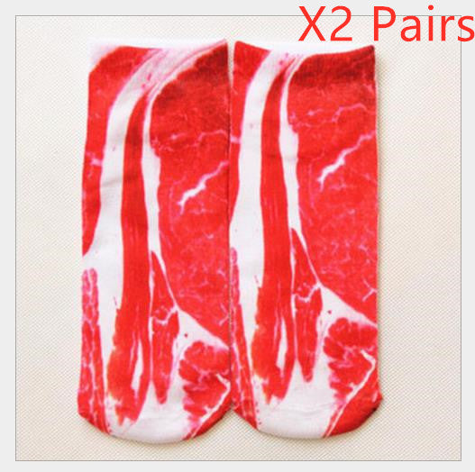 Calcetines Estampados 3D con Diseños Cartoon - Parejas y Unisex - Image 23