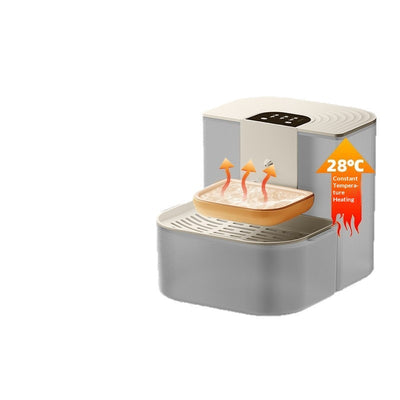 Fuente de Agua para Mascotas con Control Termostático y Flujo Automático Inclinado - Image 5