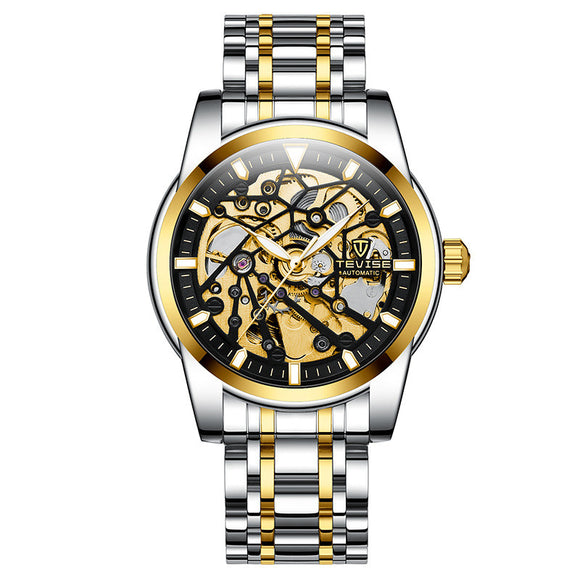 Reloj de Acero Inoxidable con Esfera Luminosa